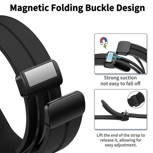 20mm 22mm Silicone Magnetic Band For Xiaomi Mi Watch 2 Pro/Mi watch Color 2 Bracelet Correa For Xiaomi Watch S4 S3 S2 S1 Active