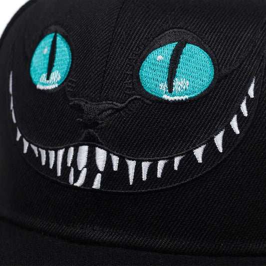 2024 New Unisex Cartoon Cat Embroidery Hip hop Hats Spring Autumn Outdoor Adjustable Casual Baseball Caps Sunscreen Hat