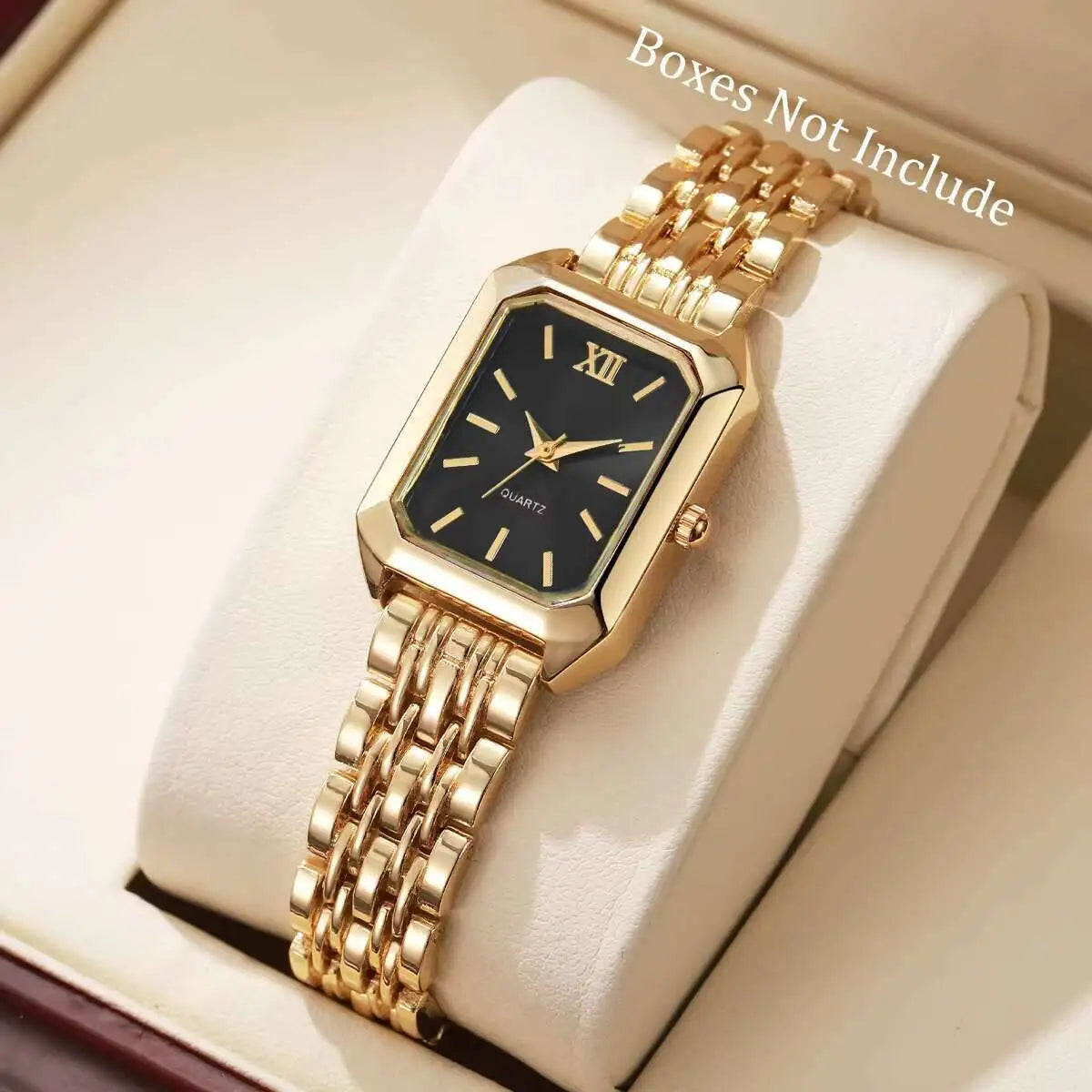 Fashion Rectangle Women Quartz Watch Luxury Analog Wristwatches Reloj Mujer Girls Clock Gift(Without Box)