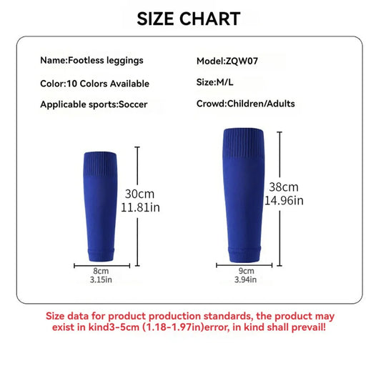 Loogdeel 1 Pair Breathable Calf Compression Sleeve Professional High-quality Soccer Socks For Running Football Basketball