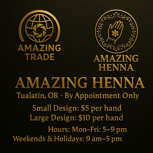 Henna – Medium Hand Design
