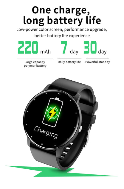 LIGE 2026 Smart Watch Women Men Ladies Gift Sport Fitness Men Watches Heart Rate Monitor Waterproof Smartwatch For Android IOS