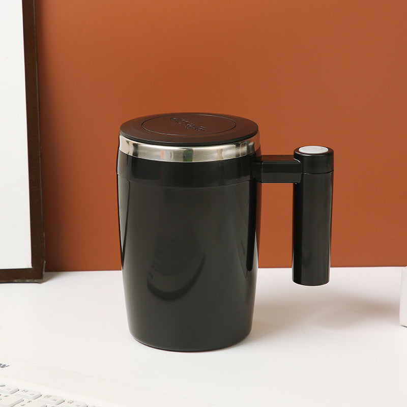 Electric Mixing Cup Lazy Water Cup Portable Electric Magnetic Rotating Automatic Coffee Cup Soybean Milk Cup Stainless Steel
