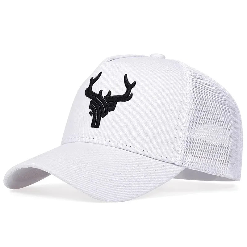 Men's Casual Baseball Caps, Spring And Summer, Big Head Bib Caps, High Deer Head Hats, Men's Outings, Sun Protection