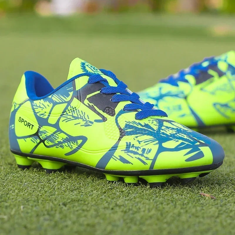 New Men Kids Soccer Shoes Cleats Ultralight Non-Slip Grass Adult Professional Football Boots Boys Training Shoes Drop Shipping
