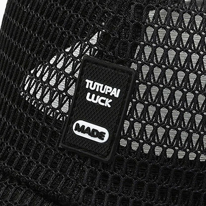 Summer Men'S Hats Summer Hat Men'S Sun Hat Outdoor Quick-Drying Mesh Cap Breathable Duck Tongue Cap Large Brim Baseball Cap