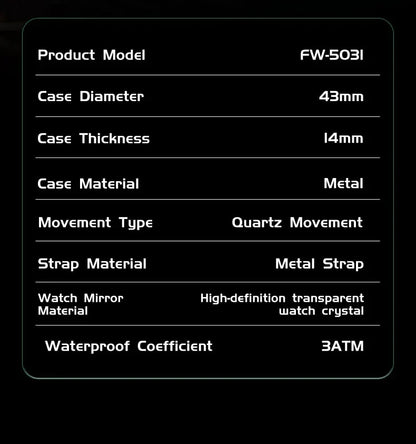 Mark Fairwhale 5031 New Top Brand Men's Quartz Watch Rotating Digital Dial Entertainment Cool Waterproof Night Light Watch reloj