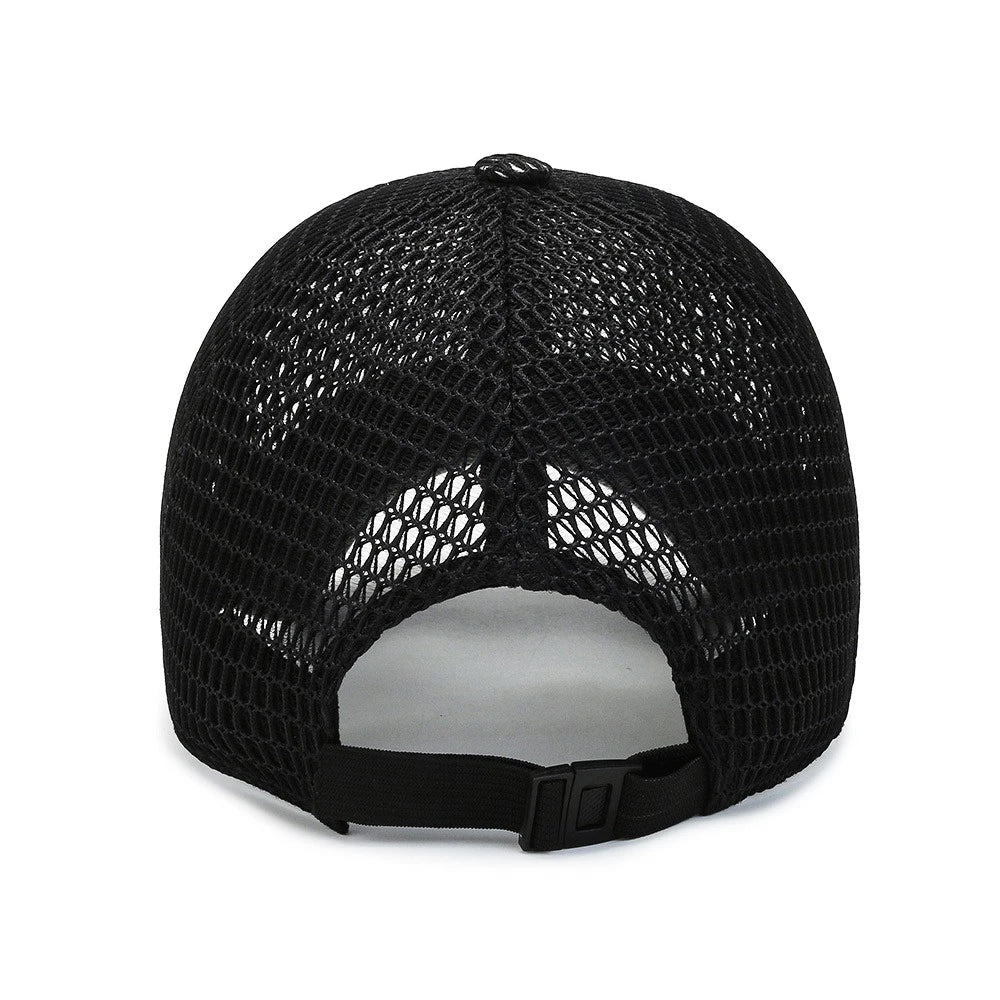 Summer Men'S Hats Summer Hat Men'S Sun Hat Outdoor Quick-Drying Mesh Cap Breathable Duck Tongue Cap Large Brim Baseball Cap
