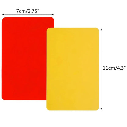 Soccer Referee Card Sets,warning Referee Red And Yellow Cards With Wallet Score Sheets,pencil Soccer Accessories
