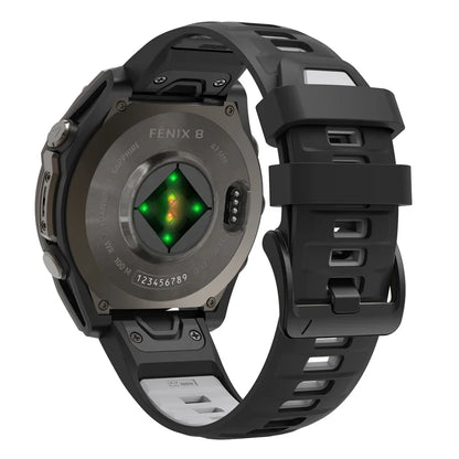 1:1 Fenix8 Watch Band For Garmin Fenix 8 Pro 47mm 51mm E 7 7X 6 6X 5 5X/Epix Pro/Enduro 3/970 QuickFit 22mm 26mm Silicone Strap