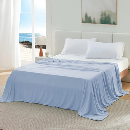 Summer Bed Sheet Ice Silk Cooling Sheet Air Conditioning Quilt Skin-friendly Light And Thin Breathable Quilt For Home Office