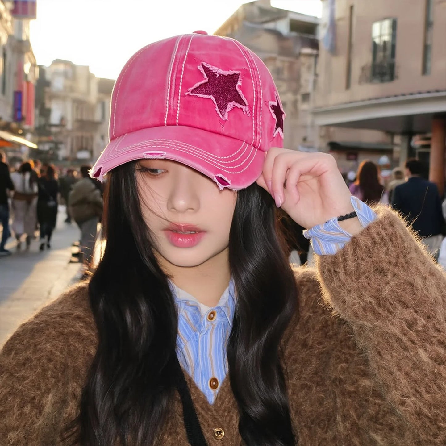Unisex Outdoor Baseball Caps Breathable Summer Sun Shade Duck Tongue Caps for Outdoor Fishing Camping