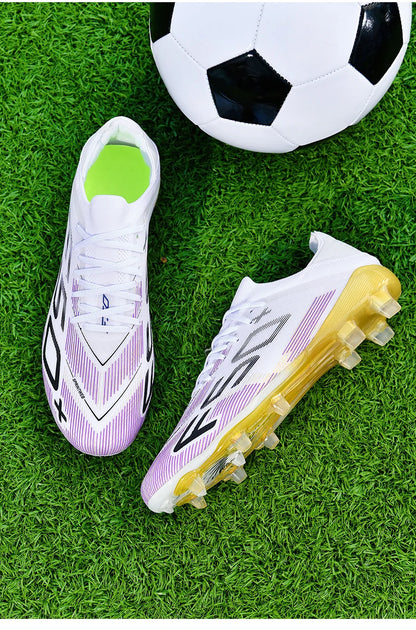 New Men Soccer Shoes Non-Slip Indoor Futsal Football Boots Match Grass Cleats High-quality Sneakers Hot-selling High-top Outdoor