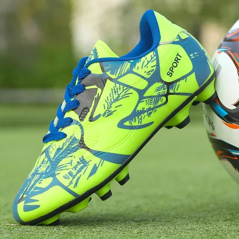 New Men Kids Soccer Shoes Cleats Ultralight Non-Slip Grass Adult Professional Football Boots Boys Training Shoes Drop Shipping