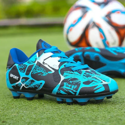 New Men Kids Soccer Shoes Cleats Ultralight Non-Slip Grass Adult Professional Football Boots Boys Training Shoes Drop Shipping