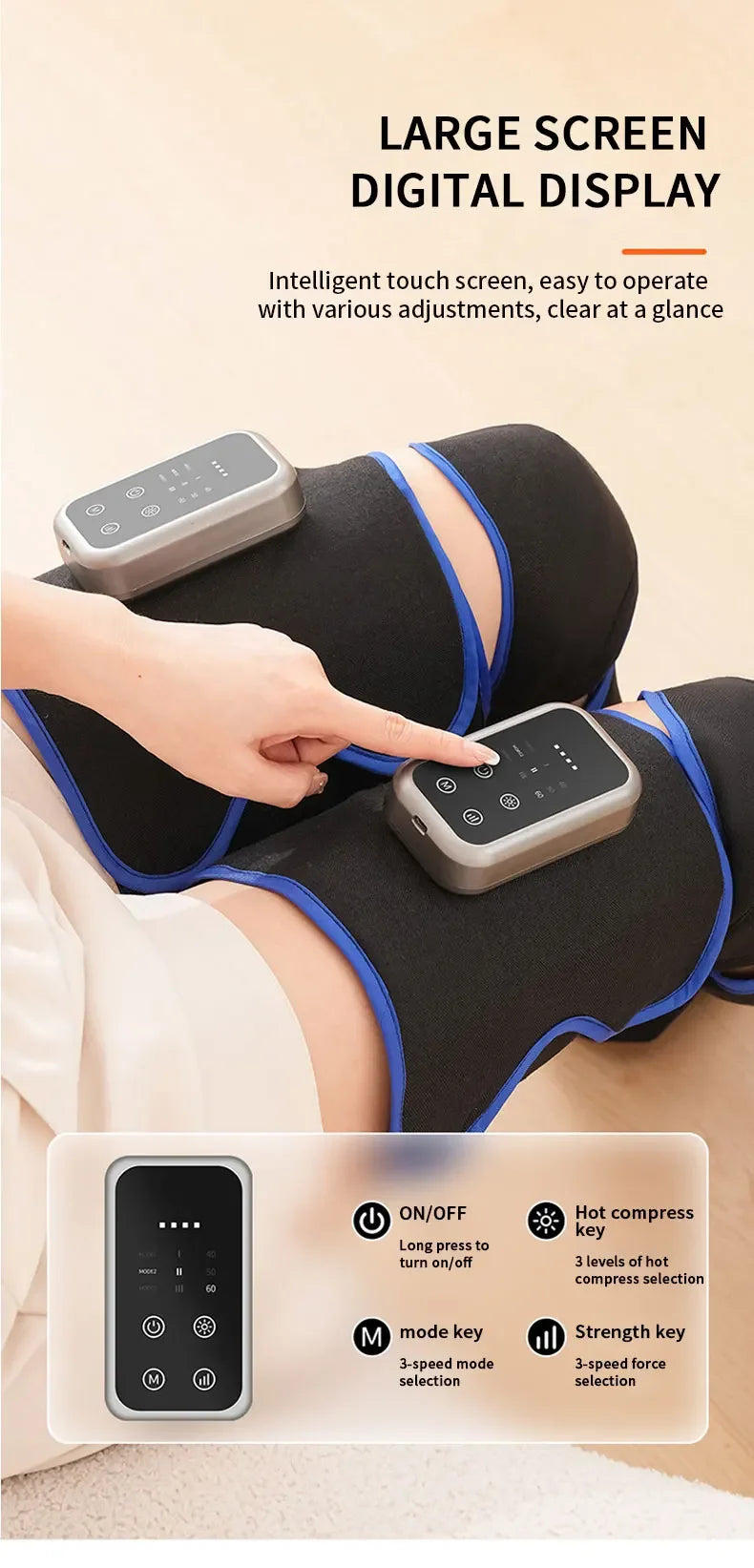 360° Air Compression Massager with Heat