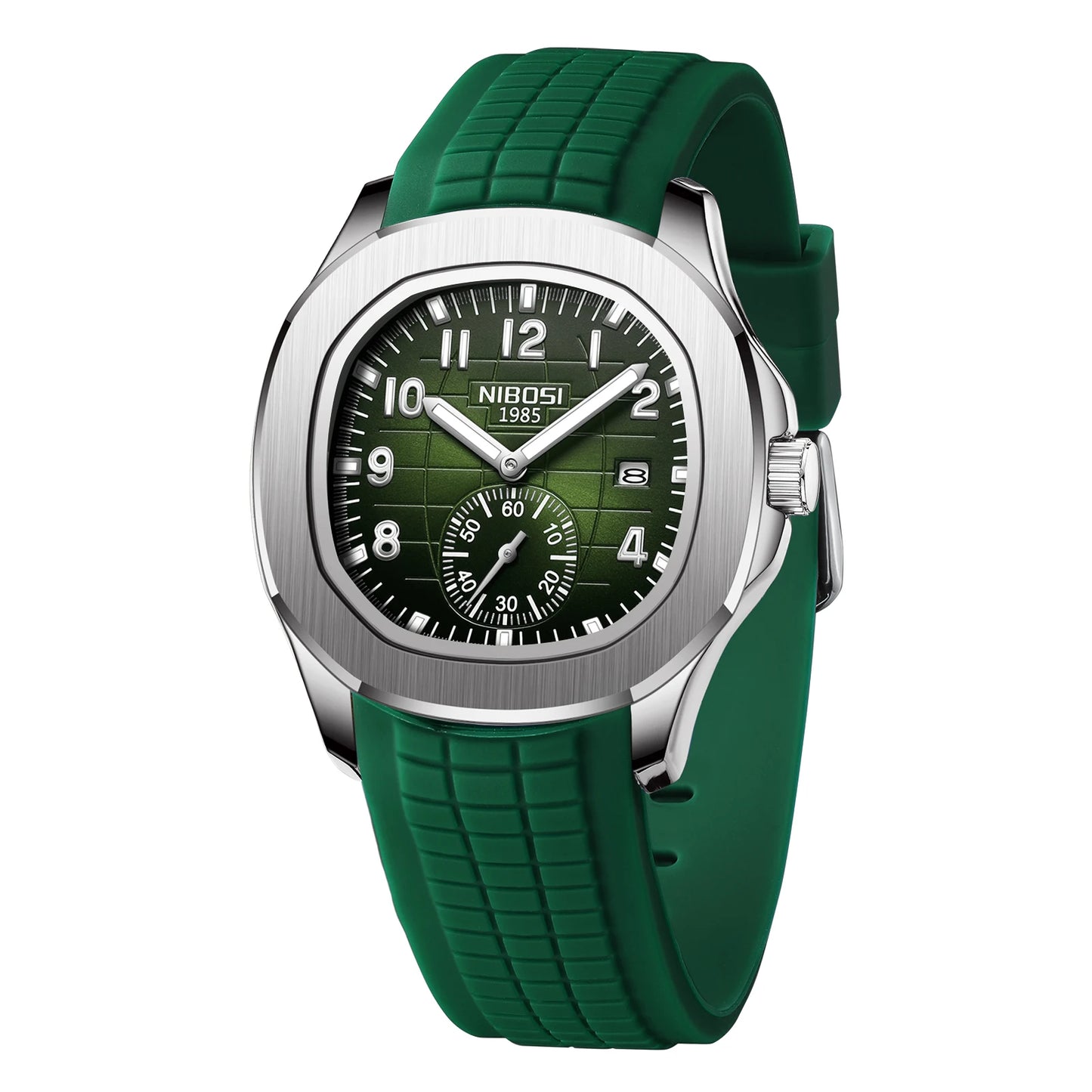 NIBOSI Sport Mens Watches Top Brand Luxury Auto Date Watch Men Waterproof Luminous AQUANAUT Quartz Watches for Men Reloj Hombre