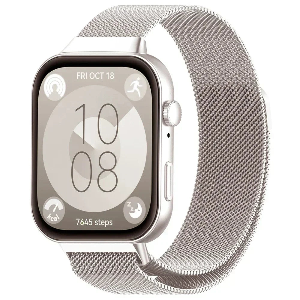 Milanese Loop Band For Huawei Watch FIT 4 pro-Fit 4 Strap Magnetic stainless steel correa for Huawei Fit 3 Fit4 bands Accessorie