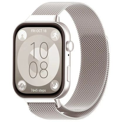 Milanese Loop Band For Huawei Watch FIT 4 pro-Fit 4 Strap Magnetic stainless steel correa for Huawei Fit 3 Fit4 bands Accessorie