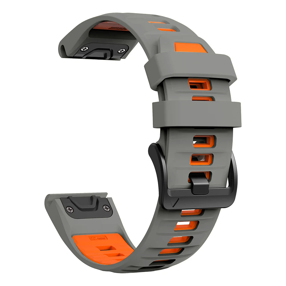 1:1 Fenix8 Watch Band For Garmin Fenix 8 Pro 47mm 51mm E 7 7X 6 6X 5 5X/Epix Pro/Enduro 3/970 QuickFit 22mm 26mm Silicone Strap