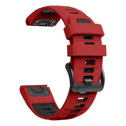 1:1 Fenix8 Watch Band For Garmin Fenix 8 Pro 47mm 51mm E 7 7X 6 6X 5 5X/Epix Pro/Enduro 3/970 QuickFit 22mm 26mm Silicone Strap