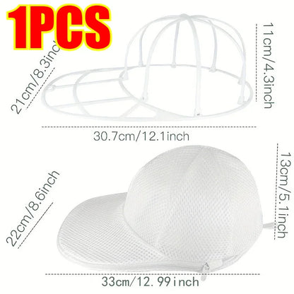 Portable Hat Washing Protection Bag – Anti-Deformation Mesh Cap Cleaner for Baseball Hats