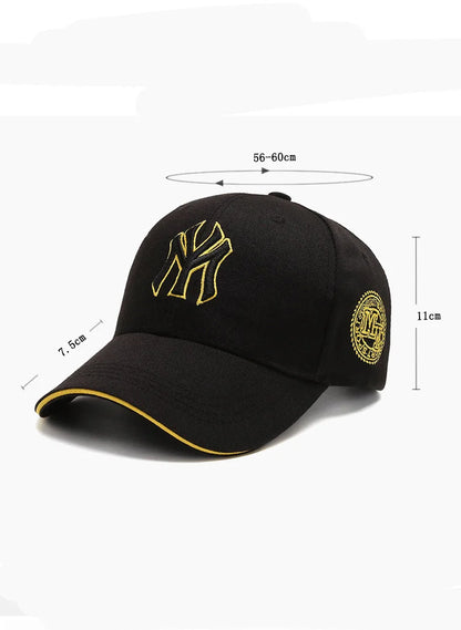 Hat Men's Casual Korean Version Outdoor Versatile Sunscreen Embroidery Letter Cap Couple Baseball Cap Women's Fashion Sunshade