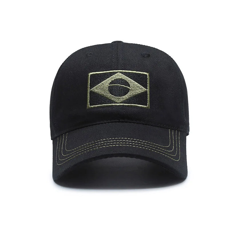 Outdoor Sports Baseball Cap Men'S Camouflage Cap, Middle And Young Men'S Casual Sun Protection Hat Brazilian Hat