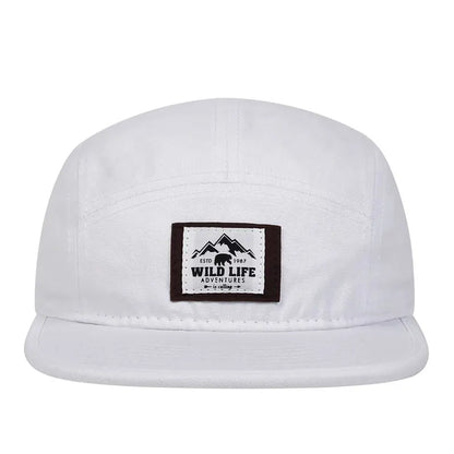 WILD LIFE Cotton 5 Panel Baseball Cap Snapback Caps Bone Gorras Hombre Originales Hip Hop Hats For Men Women Adjustable