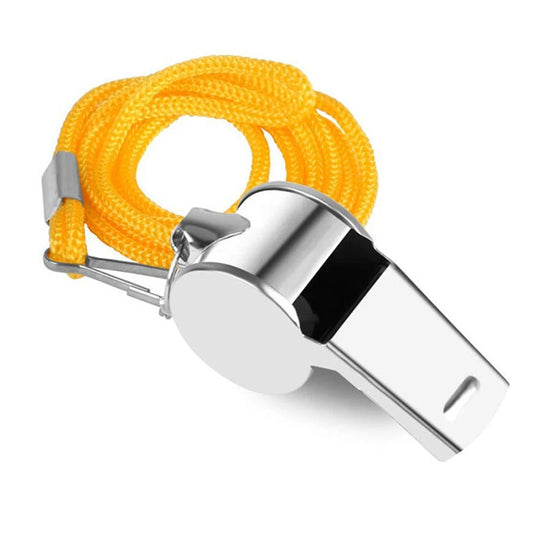 Metal Whistle Portable Extra Loud Sports Whistle Multipurpose Loud Crisp Sound Whistle for Soccer Football Basketball Training