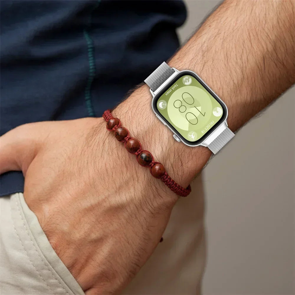 Milanese Loop Band For Huawei Watch FIT 4 pro-Fit 4 Strap Magnetic stainless steel correa for Huawei Fit 3 Fit4 bands Accessorie