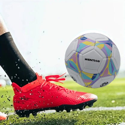 Soccer Ball - Size 5 - PU Leather - Kids And Adults - Home Garden Outdoor - Team Sports - Soccer Balls