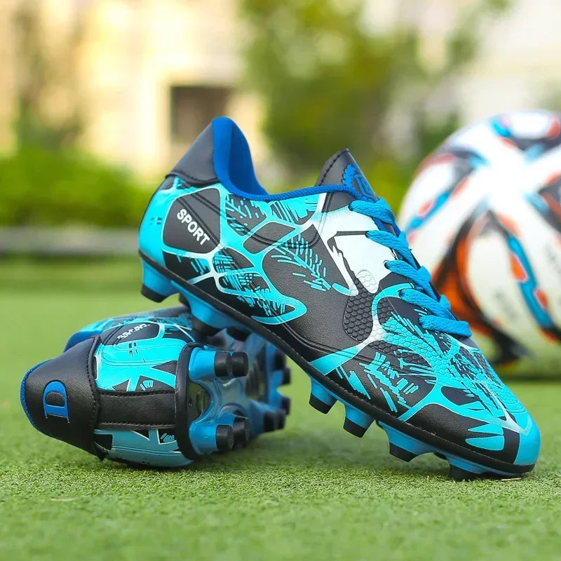 New Men Kids Soccer Shoes Cleats Ultralight Non-Slip Grass Adult Professional Football Boots Boys Training Shoes Drop Shipping