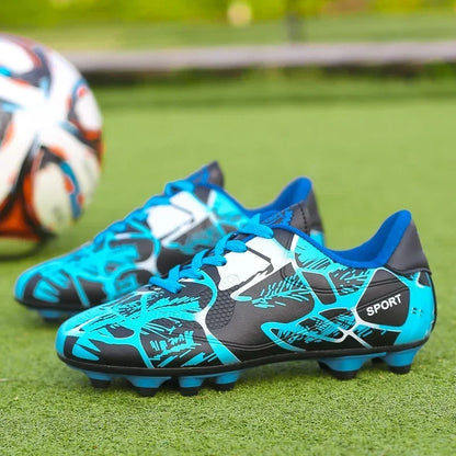 New Men Kids Soccer Shoes Cleats Ultralight Non-Slip Grass Adult Professional Football Boots Boys Training Shoes Drop Shipping