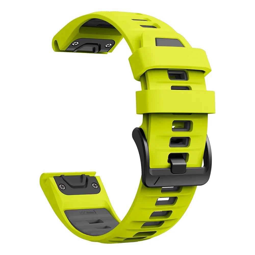 1:1 Fenix8 Watch Band For Garmin Fenix 8 Pro 47mm 51mm E 7 7X 6 6X 5 5X/Epix Pro/Enduro 3/970 QuickFit 22mm 26mm Silicone Strap