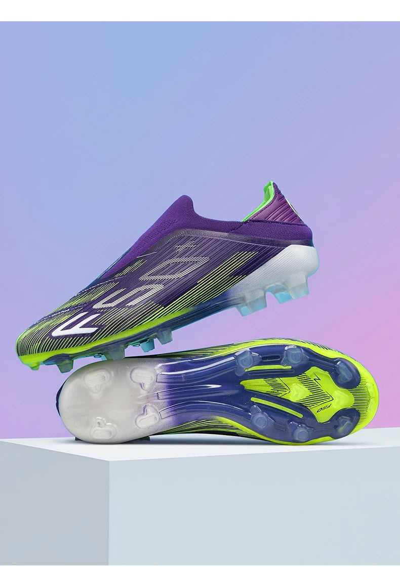 New Men Soccer Shoes Non-Slip Indoor Futsal Football Boots Match Grass Cleats High-quality Sneakers Hot-selling High-top Outdoor