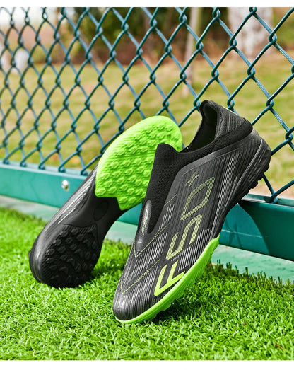 New Men Soccer Shoes Non-Slip Indoor Futsal Football Boots Match Grass Cleats High-quality Sneakers Hot-selling High-top Outdoor