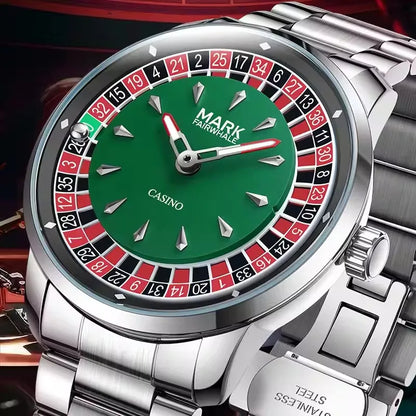 Mark Fairwhale 5031 New Top Brand Men's Quartz Watch Rotating Digital Dial Entertainment Cool Waterproof Night Light Watch reloj