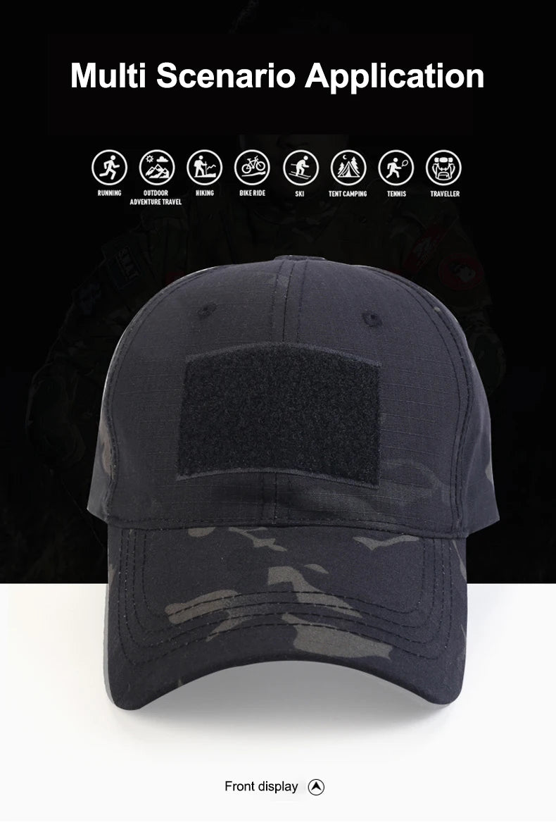 Camouflage Baseball Cap Outdoor Sports Hiking Fishing Hunting Caps Sunscreen Casual Sun Hats For Men Women