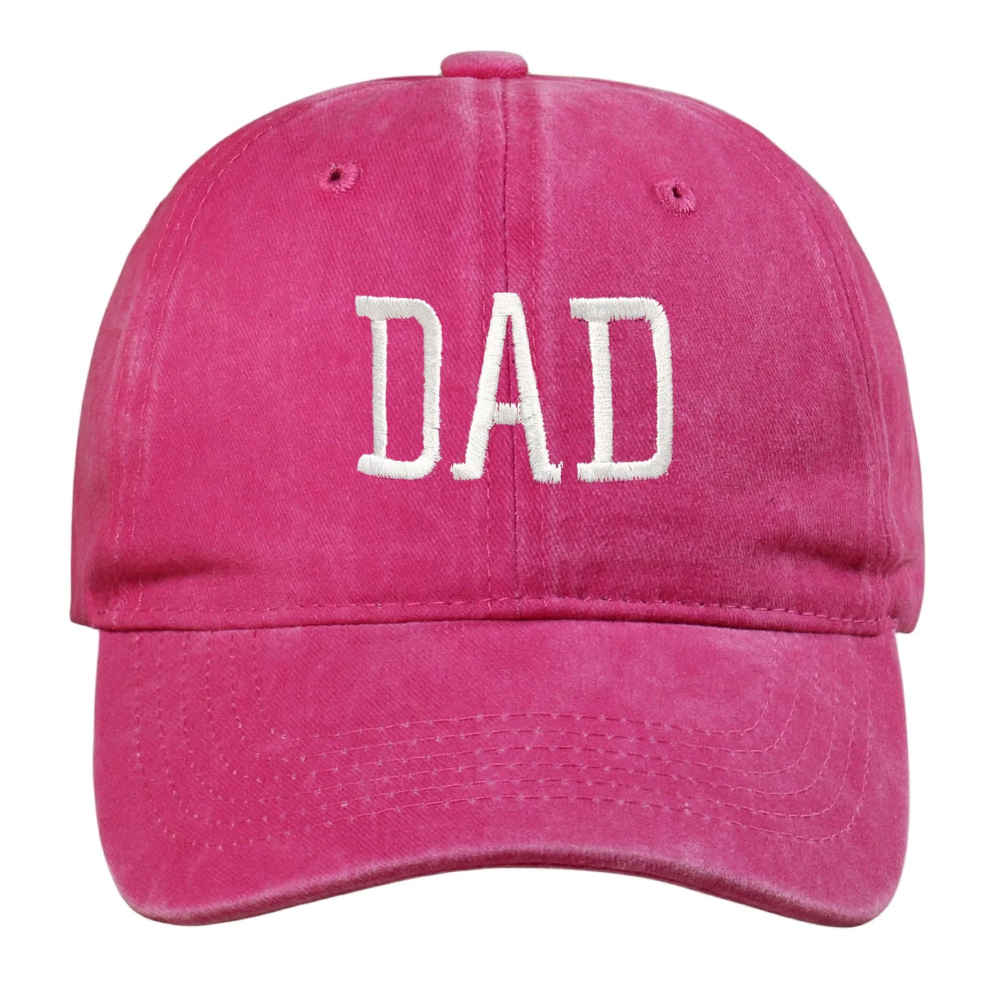 DAD MOM Embroidered Baseball Hat Retro Sports Casual Duck Tongue Hat Sun Hat