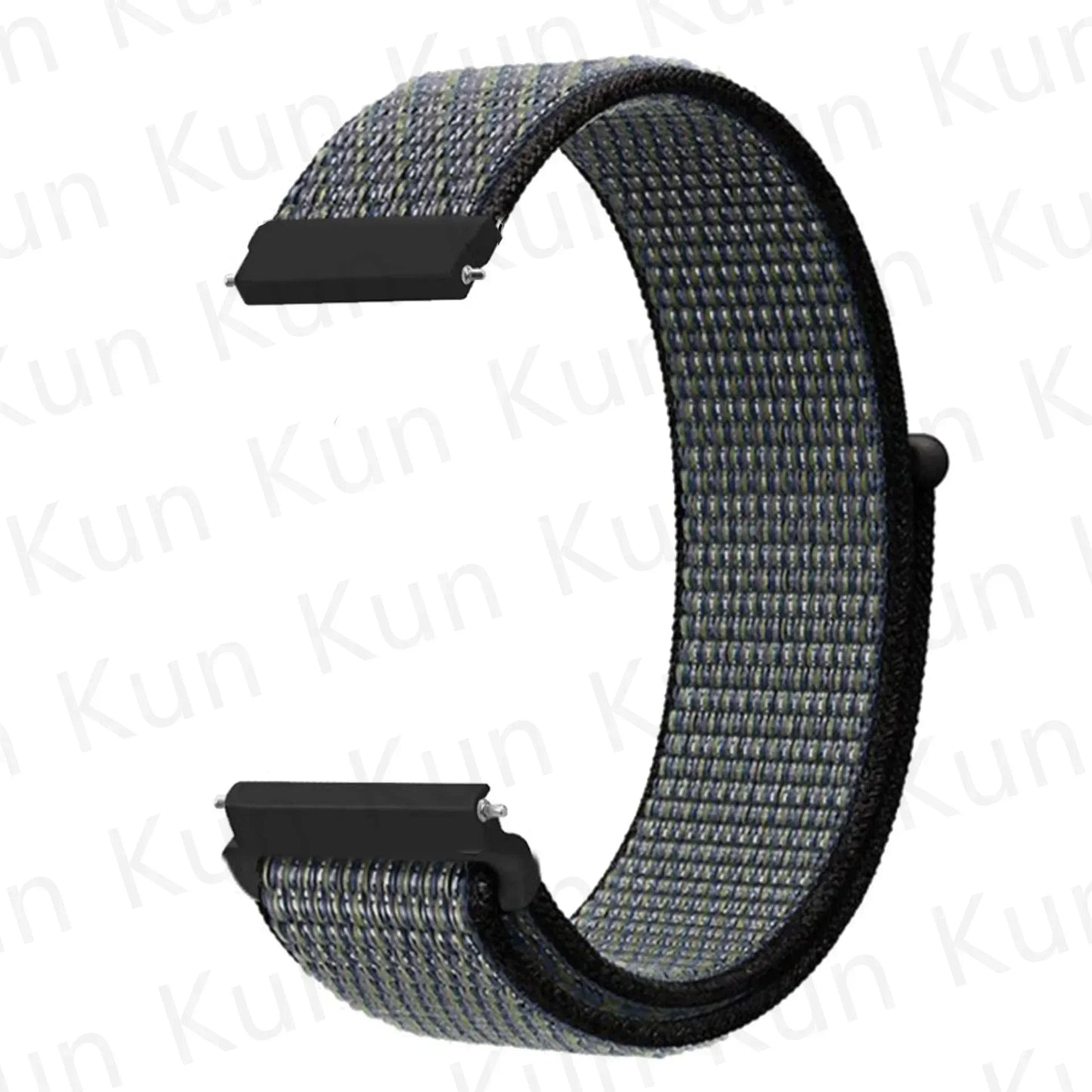 Nylon loop strap For Amazfit bip 6-5-3/u/S/pro Sport 20mm/22mm Bracelet for Amazfit GTS 4/3/2/2e/4 Mini/GTR 4/3/3 Pro/2/2e band