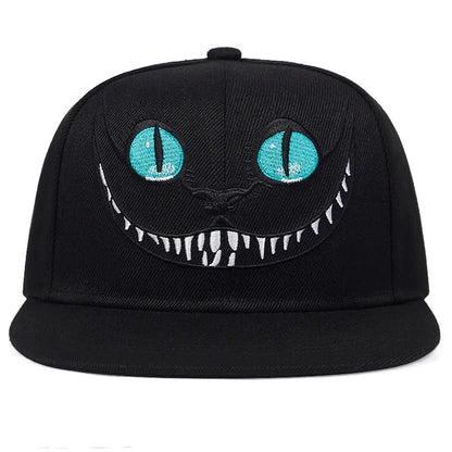 2024 New Unisex Cartoon Cat Embroidery Hip hop Hats Spring Autumn Outdoor Adjustable Casual Baseball Caps Sunscreen Hat