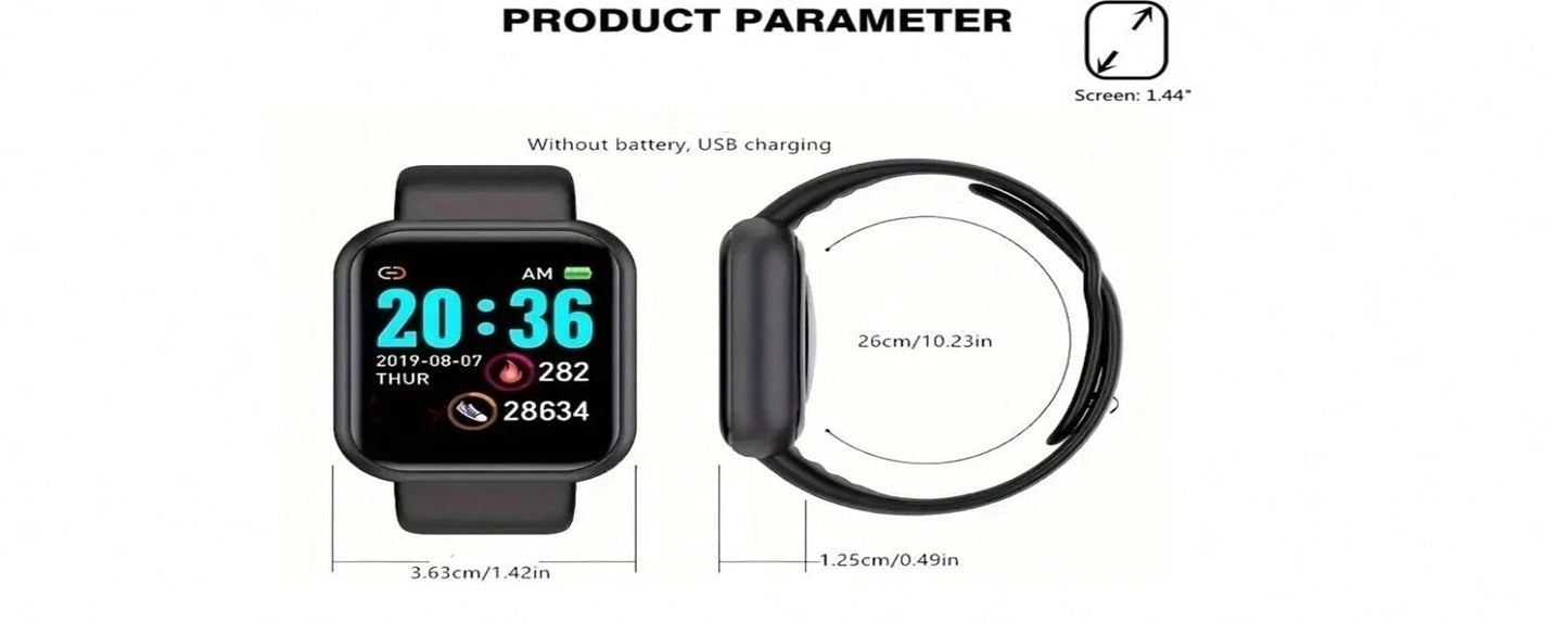 New Smart Watch For Men Wristwatch Women Fitness Sport Bracelet Bluetooth Connected Phone Player Music Control Digital Watches