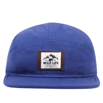 WILD LIFE Cotton 5 Panel Baseball Cap Snapback Caps Bone Gorras Hombre Originales Hip Hop Hats For Men Women Adjustable