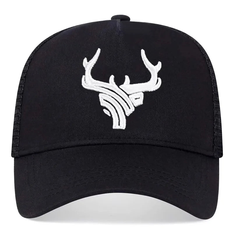 Men's Casual Baseball Caps, Spring And Summer, Big Head Bib Caps, High Deer Head Hats, Men's Outings, Sun Protection