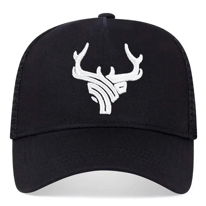 Men's Casual Baseball Caps, Spring And Summer, Big Head Bib Caps, High Deer Head Hats, Men's Outings, Sun Protection