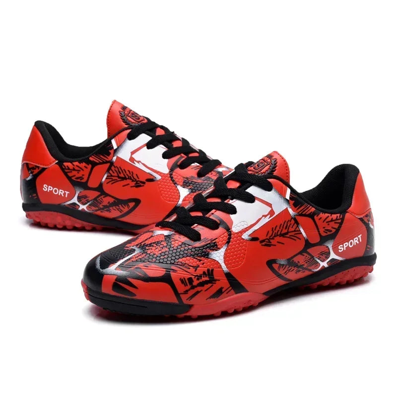New Men Kids Soccer Shoes Cleats Ultralight Non-Slip Grass Adult Professional Football Boots Boys Training Shoes Drop Shipping