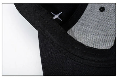 New Spring Style Sports Snapback Hat with Side - embroidered Water Drop and Cross Patterns. It's designed to make the face look