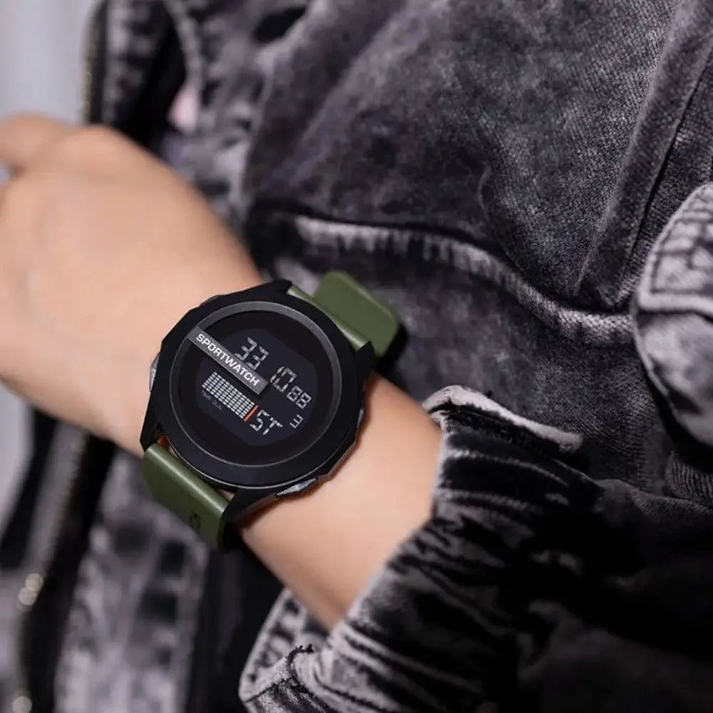 Men's Sports Watches Alarm Clock Multifunction Men LED Digital Watch Waterproof Fitness Sport Electronic Watch for Male Clock