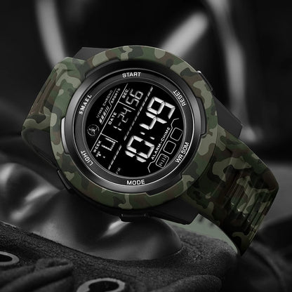 New SMAEL 8105 Watches Camo Strap Military Sport Watch for Men Clock Fashion Digital Wristwatch Waterproof Shockproof Watches